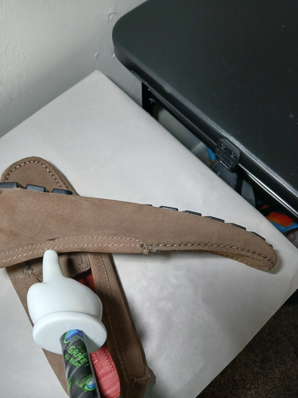 Bugatchi Tan Suede Slip-on Driving Loafers Sz. 8